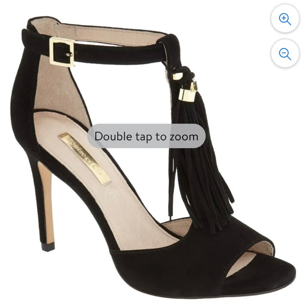 Louise et Cie black heels